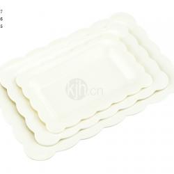 花邊長(zhǎng)方餐盤(pán)(4、6PCS