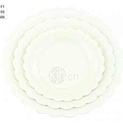 花邊圓型餐盤(pán)(6、4PCS