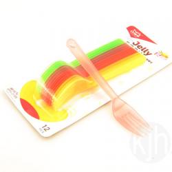 多彩喱叉，12支/板