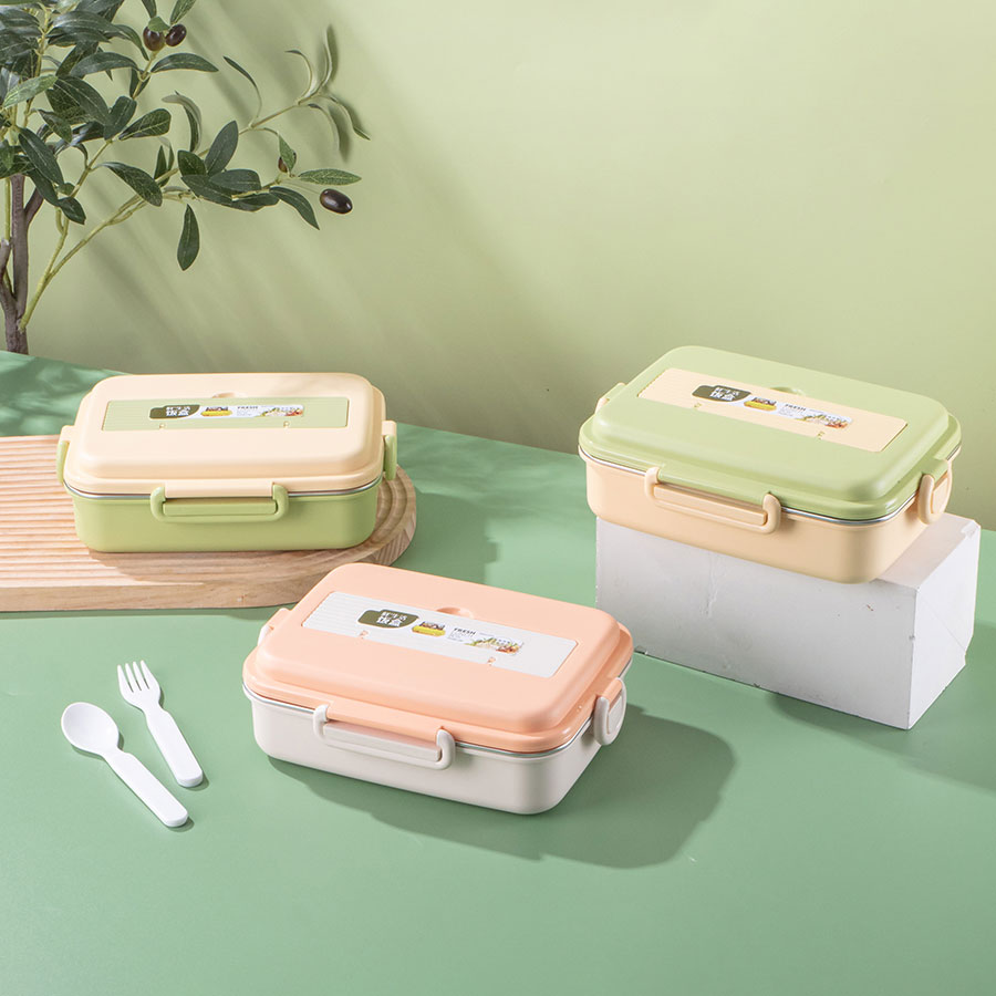 長方形分格飯盒950ml(