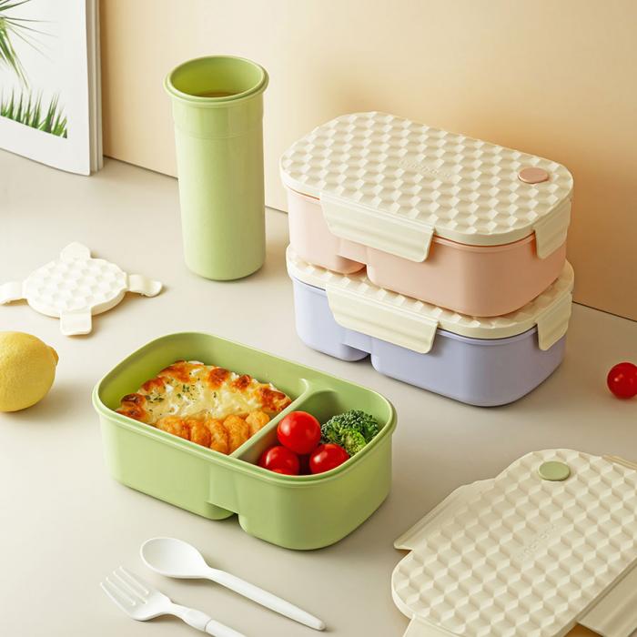 小簡(jiǎn)長(zhǎng)方套裝飯盒